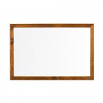 Penguen 30 cm x 45 cm Ahşap Çerçeve Duvara Monte Beyaz Laminat Yazı Tahtası